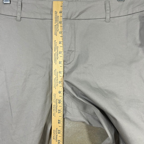 KUT from the Kloth Taylor Crop Trouser Pants Womens Size 14 Gray Chinos Casual - Picture 9 of 15